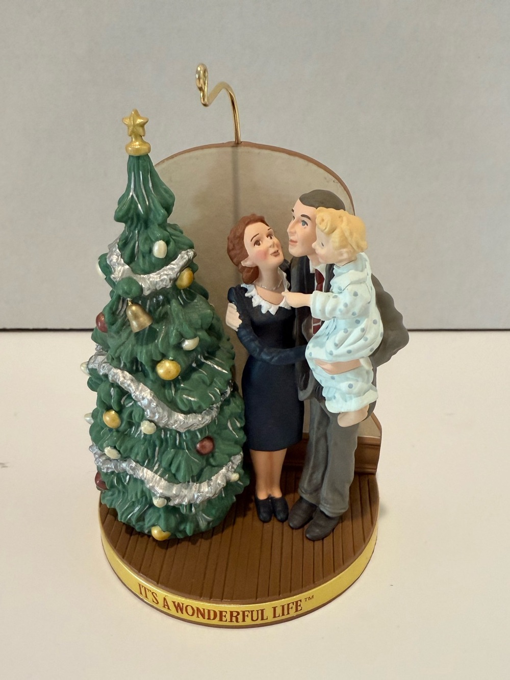 Hallmark Its A Wonderful Life 50th Anniversary Christmas Ornament Bell Holiday